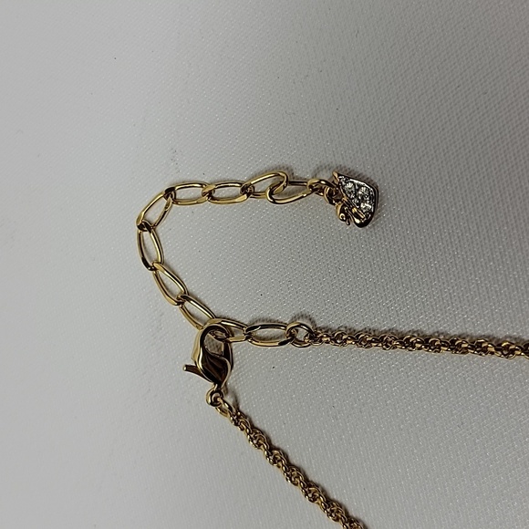 Swarovski® Crystal gold rope chain necklace - Picture 2 of 5